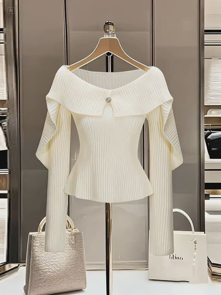 Kırık Beyaz Yakalı Kazak